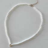 שרשרת פנינים קלרה זהב 14 קראט