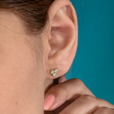 עגיל אודרי זהב 14 קראט