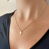 שרשרת חמסה קלאסית זהב 14 קראט