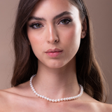 שרשרת פנינים איירין כסף