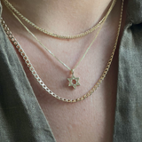 שרשרת מגן דוד זהב 14k