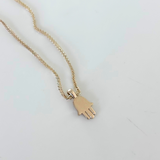 שרשרת חמסה קלאסית זהב 14 קראט