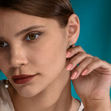 עגיל אודרי זהב 14 קראט