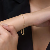 צמיד זהב ויהלומים איימי