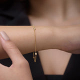 צמיד זהב ויהלומים איימי