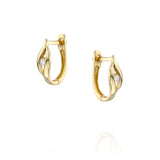 עגילי נינה וינטג' זהב 14 קראט