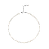 שרשרת פנינים קלי כסף