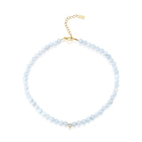 שרשרת אבני אקווה מרין