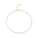 שרשרת קלי פנינים ורודות