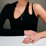 שרשרת סופיה זהב 14 קראט בשיבוץ יהלום