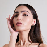 עגילי נינה וינטג' זהב 14 קראט